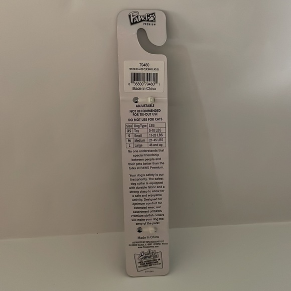 Paws  dog collar size S - Picture 14 of 16